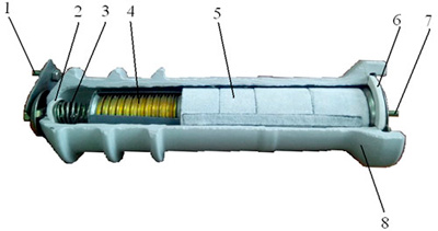 Рис.1. Схема разрядника РВО-6